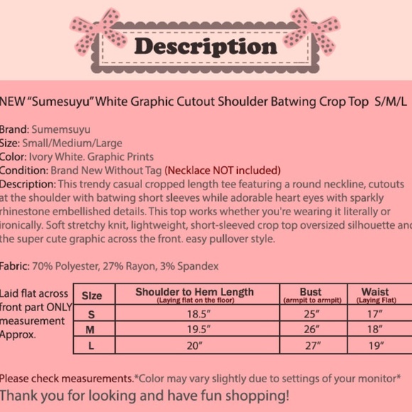 White Graphic Cutout Cold Shoulder Cute Crop Top - Picture 8 of 8